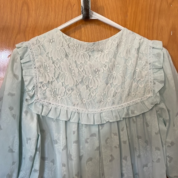 Liberty House of Hawaii vintage dress nightgown maxi lace 10 - Picture 7 of 9